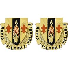 67th Signal Battalion Unit Crest (Rapid Flexible Reliable)